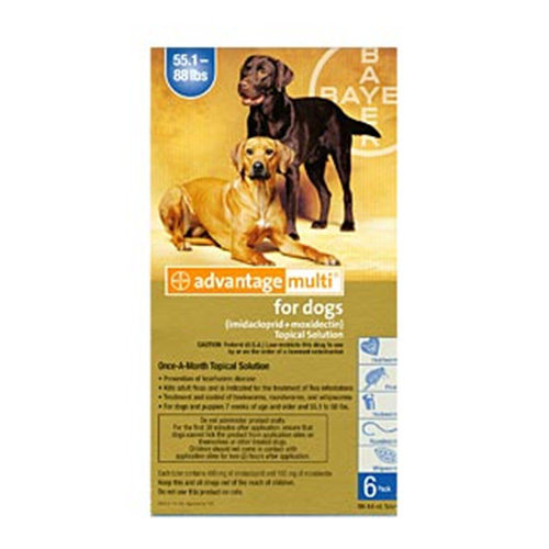 Advantage Multi (Advocate) Extra Large Dogs 55.1-88 lbs (Blue) 12 Doses