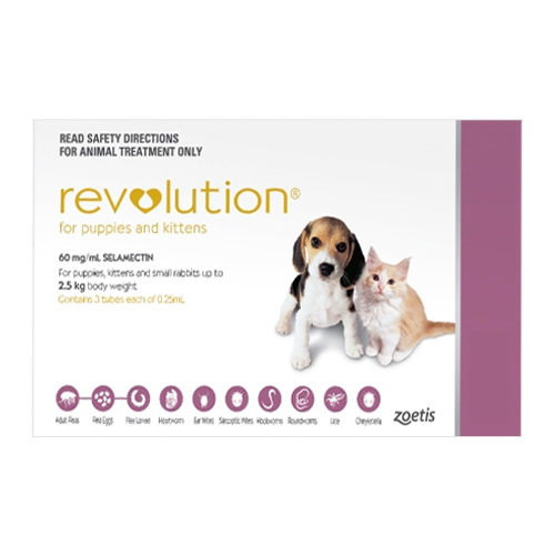 Revolution for Kittens / Puppies  3 Doses