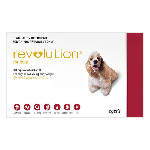 Revolution for Medium Dogs 20.1-40lbs  3 Doses
