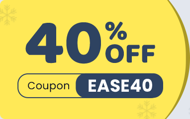 Flat 40% Off - Coupon: EASE40