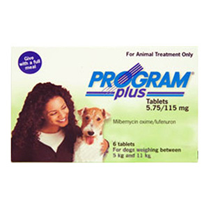 

Program Plus For Dogs 11 - 20lbs Green 6 Tablet