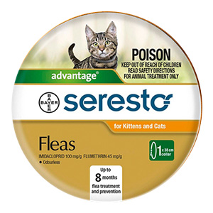 

Seresto Flea Collar For Cats 1 Pack