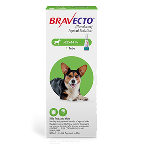 

Bravecto Topical For Medium Dogs (22 - 44 Lbs) Green 1 Doses