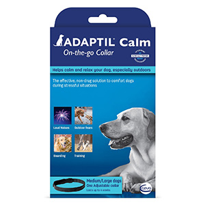 

Adaptil Collar For Medium/Large Dogs 62.5 Cms 1 Piece