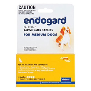 

Endogard For Medium Dogs 22 Lbs 10kg 1 Tablet