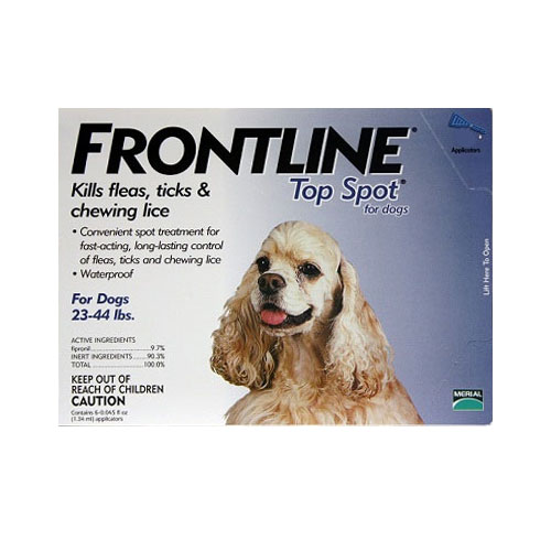 Frontline Top Spot Medium Dogs 23-44lbs (Blue) 3 Pipette