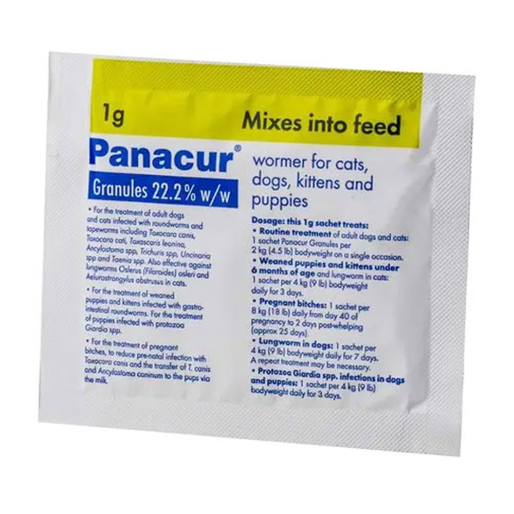 Panacur Worming Granules 1 Gm 3 Sachet