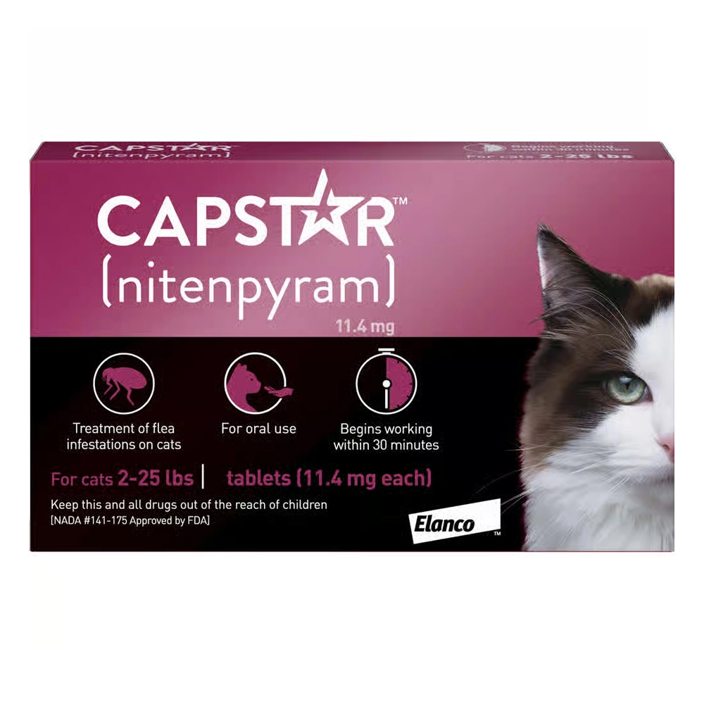 Capstar Cats 2 - 25 Lbs 6 Tablets