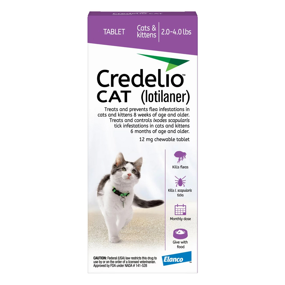 Credelio For Cats (12mg) 12 Doses