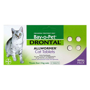

Drontal Cats Upto 4kg 2 Tablet