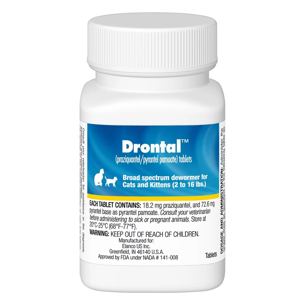 Drontal For Large Cats 6kg (13.2lbs) 4 Tablet