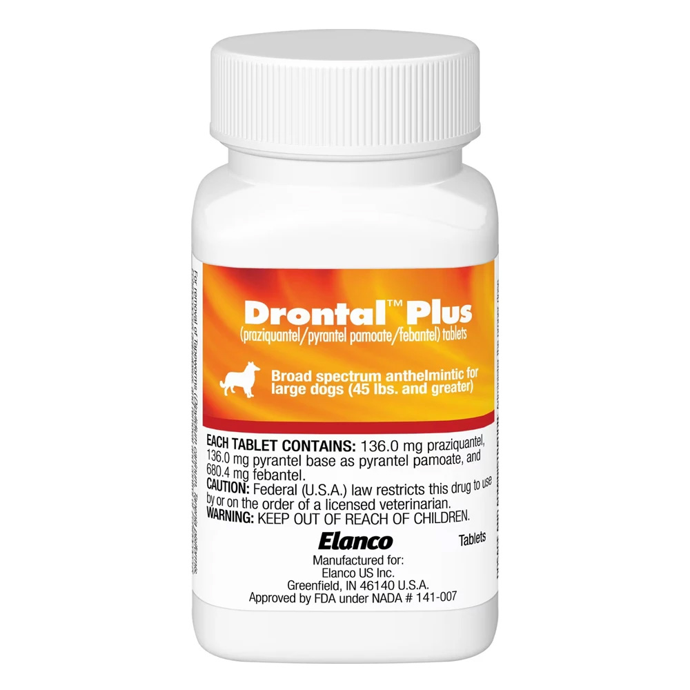 Drontal Plus For Small & Medium Dogs 10 Kg 2 Tablets