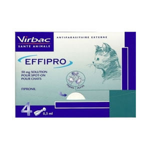 Effipro Spot-On Solution For Cats 4 Pack