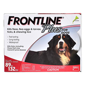

Frontline Plus Extra Large Dogs Over 89 Lbs Red 3 Doses