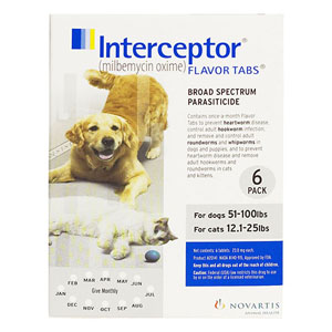 

Interceptor For Large Dogs 51-100 Lbs White 3 Chews