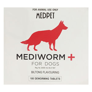 Mediworm Plus For Dogs 22 Lbs 10 Kg 4 Tablet