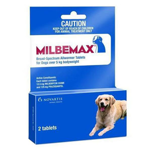 

Milbemax Large Dog 5-25 Kgs 1 Tablet