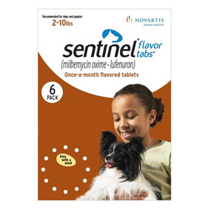 

Sentinel Dogs 2-10 Lbs Brown 3 Chews