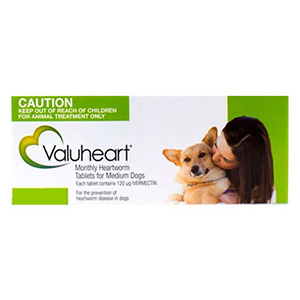 

Valuheart For Medium Dogs 23-44 Lbs Green 6 Pack