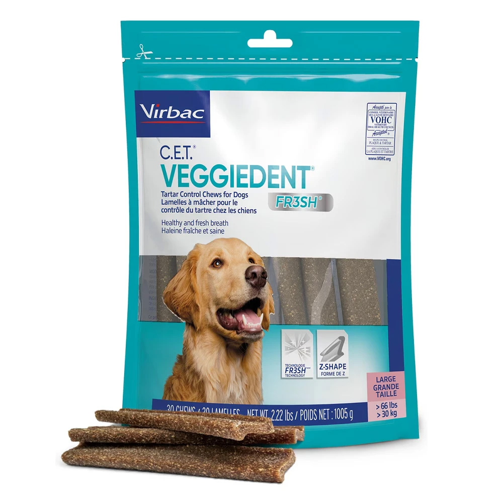 Veggiedent Dental Chews For Large Dogs 15 Chews