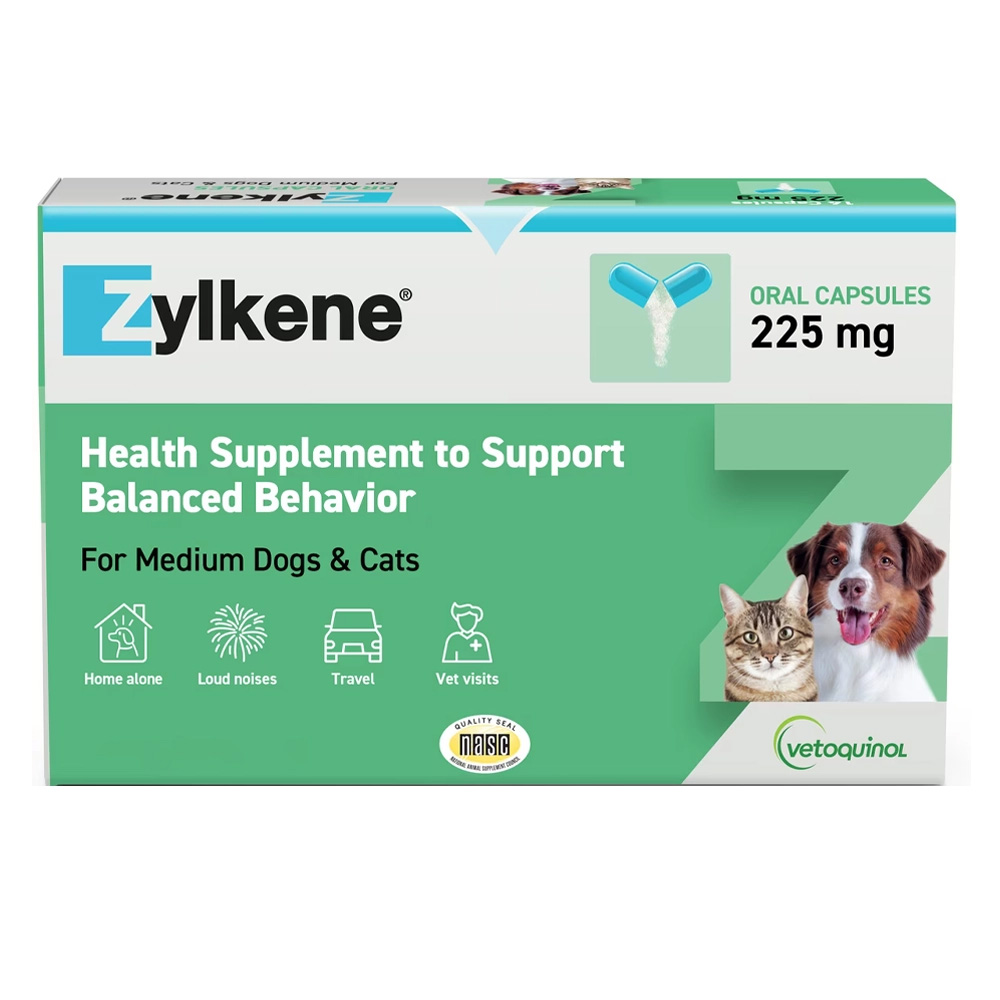 Zylkene Calming Supplement For Medium Dogs 225mg 20 Capsule